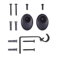 thumbnail image 2 of Eclipse 86 in. - 120 in. Room Darkening Wrap Rod, 5/8 in. Diameter, 2 of 8