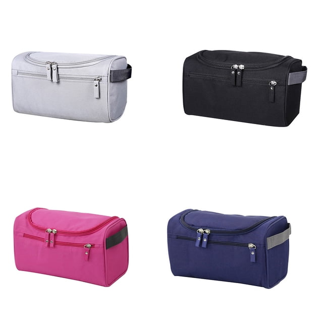 Sac de Rangement pour Toilettes pour Hommes Sac Imperméable à l'Eau Grande Capacité pour Hommes, Rose Rouge