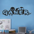 thumbnail image 3 of Agiferg Gamer Removable Art Vinyl Mural Home Room Decor Wall Stickers, 3 of 4