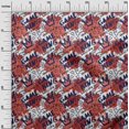 thumbnail image 3 of oneOone Cotton Cambric Maroon Fabric Writing Abstract Texture With Text Craft Projects Decor Fabric Printed By The Yard 42 Inch Wide, 3 of 4