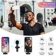 thumbnail image 2 of Microphone Cravate Sans Fil MKK SNZIYAG pour iPhone iPad, Micro Sans Fil Plug-Play pour Enregistrement, Diffusion en Direct, YouTube, TikTok, Facebook, Réduction de Bruit Intelligente, Synchronisation Automatique, Sans Application (2 Pcs Micro iOS), 2 of 5
