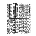 thumbnail image 3 of Uxcell Felt Letter Board Letters Numbers Symbols 3/4 inch Black Alphabet Message Board Changeable, 3 of 6
