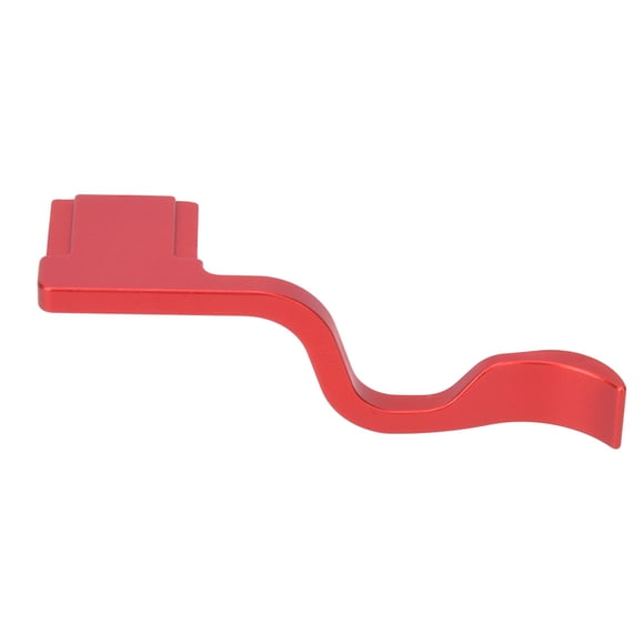 Hot Shoe Thumb Holder, Recisely Fitted Hot Shoe Thumb Handle CNC Processing Hard Oxidized For A7M2 Mirrorless Camera Black,Red
