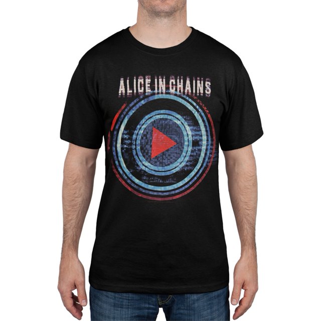 Alice In Chains - Play Button Miami to San Antonio Tour T-Shirt