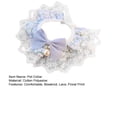 thumbnail image 4 of Cat Bib Decorative Soft Pretty Floral Print Pet Cat Bowknot Collar, 4 of 5