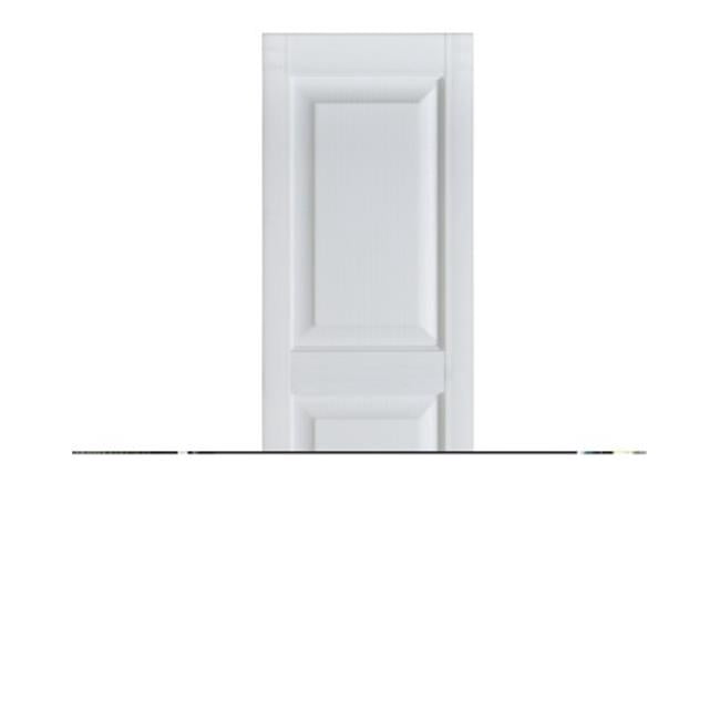 Volets Décoratifs Extérieurs à Panneau Surélevé Premier, Peignables - 15 x 43 Po
