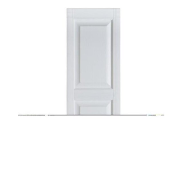 Volets Décoratifs Extérieurs à Panneau Surélevé Premier, Peignables - 15 x 43 Po