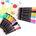 thumbnail image 4 of Double-Headed Art Pens for Students - 10ml Pearlescent Soft Pigment Writing Tools for Fine Line Drawings and Projects, 4 of 7
