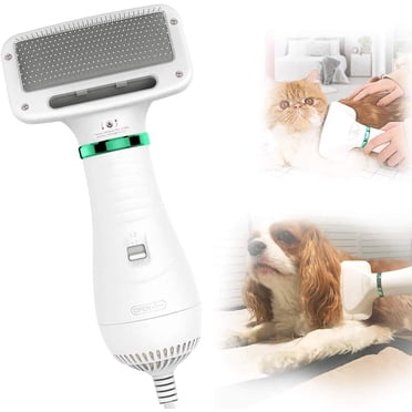 Dog Hair Dryer Pet Dryer Professional Grooming Blower Dog Slicker Brush for Medium Pet Small Dog Cat