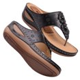 thumbnail image 4 of Qertyioot Sandales Femmes Confortables Mode Femmes Couleur Unie Bout Pincé Sandales Confortables, 4 of 8