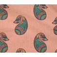 thumbnail image 4 of oneOone Cotton Flex Fabric Paisley Block Printed Craft Fabric BTY 40 Inch Wide, 4 of 4