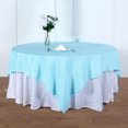 thumbnail image 2 of LNGOOR 108” Wholesale Round Tablecloth Polyester Round Table Linens For Wedding Party Banquet Restaurant -  WHITE, 2 of 11