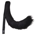 thumbnail image 1 of Visland Cosplay Fake Fox Tail Soft Fuzzy Plush Solid Color Adjustable Waist Circumference Elastic Band Performance Club Dance Paty Costumes Prop Artificial Tail, 1 of 8