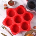 thumbnail image 2 of Loaf Pans for Baking Bread Baking Tool Easy to Release Baking Pan Household Loaf Pan Hamburger Bun 7 Cavity Baking Pans for Oven, 2 of 2