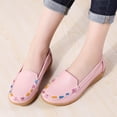 thumbnail image 2 of Chaussures Plates Décontractées pour Femmes à Bout Rond Mocassins Semelle Souple Chaussures Simples Décontractées Type Pois, 2 of 9