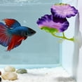 thumbnail image 3 of Aquarium Leaves Decoration For Creating Natural Habitat Spawning Breeding Environment Suitable Small Large Tanks, 7.5 cm, Purple 2Packs, 3 of 9
