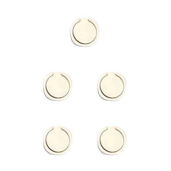 crativent Metal Phone Ring Holder 360 Degree Rotatable Smartphone Support Accessories For Magnetic Socket Holder Stand 1# 5Set