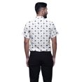 thumbnail image 3 of BESTMAN Slim Fit Shirts For Men Button Down Short Sleeve Printed Shirts For Boys, 3 of 5