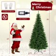 thumbnail image 3 of Costway 8 FT Pre-Lit Artificial Christmas Tree with 360 Warm White LED Lights Metal Stand, 3 of 10
