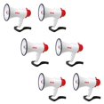 thumbnail image 1 of Pyle Pro Handheld Megaphone Bull Horn with Siren and Voice Recorder (6 Pack), 1 of 6