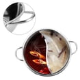 thumbnail image 3 of Fondue Chinoise avec Séparateur en Acier Inoxydable Mandarin Duck, Marmite Électrique à Double Face, Fondue Chinoise Divisée, Base de Soupe à 2 Compartiments, 3 of 6