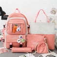 thumbnail image 1 of EGNMCR Elementary School Backpack Large Capacity Messenger Bag Beam Bag Pencil Case School Bag Handbag Sportbag Backpack, 1 of 3