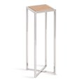 thumbnail image 2 of Kate and Laurel Jaspur Table d'Appoint Carrée en Métal, 7x7x21, Brun Rustique/argent, 2 of 15