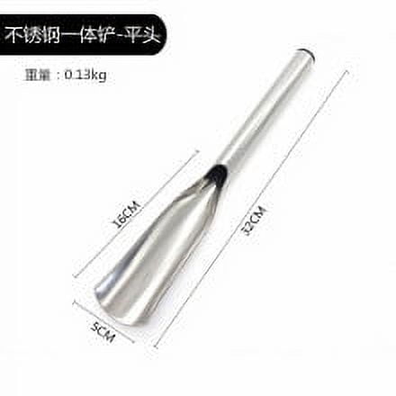 Stainless Steel Garden Digging Shovel, Xinsrenus Heavy Duty Hand Trowel for Planting Weeding, Versatile Handheld Gardening Tool for Flowers Vegetables Beach with Ergonomic Handle
