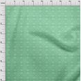 thumbnail image 3 of oneOone Viscose Jersey Light Green Fabric Asian Ikat Sewing Craft Projects Fabric Prints By Yard 60 Inch Wide, 3 of 3