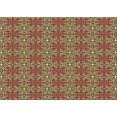 thumbnail image 1 of Ahgly Company Machine Washable Indoor Rectangle Transitional Red Brown Area Rugs, 2' x 3', 1 of 7