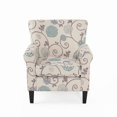 thumbnail image 3 of Roseville Fauteuil Club en Tissu à Motif Floral, 3 of 5