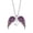 Purple, variant on LSLJS Fashion Ladies Necklace Heart Pendant Necklace Gift Decoration Accessories, Gifts for Mom Wife Girlfriend Her on Anniversary Mothers Day Valentines Day Christmas Birthday Gifts for Women