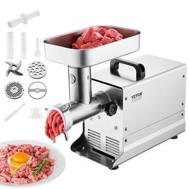 Hachoir à Viande Électrique Commercial 7 Lb/min, Fabricant de Garnitures pour Saucisses, Cuisine
