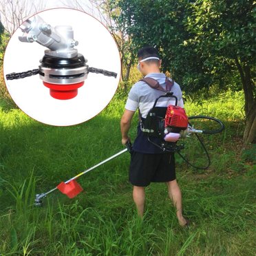 Garden Lawn Grass Trimmer 65Mn Grass Trimmer Head Lawn Mower Head Coil Chain Replacement Chain Part Accessory for Garden Lawn Brush Cutter Outdoor Tools