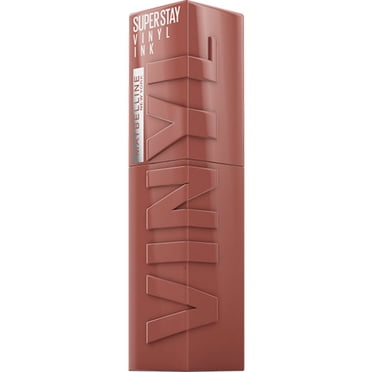 Rouge à lèvres liquide Super Stay Vinyl Ink de Maybelline New York longue tenue et sans bavures, couleur ultrapigmentée et brillance instantanée, captivated ,4.2 ml