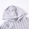 thumbnail image 4 of ZACPNCV Toddler Girl Fall Clothes Set Long Sleeve Ribbed Knit Tops Pants Set Solid Color 2-Piece Outfit for Kids Gray 1-2 Years, 4 of 7