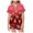 Red, variant on Little Girls Zip up Robes for Girls Toddler 5t Robe Boys Robe Towel Kids Animal Dinosaur Style Hooded Bathrobe Teal Soldier for Kids Kid's Summer Homewear Boys Printed Short Red 6-7 Years
