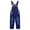 Bleu Foncé-2465, variante sur KIDSCOOL SPACE Jeans Ajustés pour Petits Garçons, Salopette en Denim Mode à Bavette Déchirée, Gris, 6-7 Ans