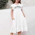 thumbnail image 3 of Robes pour Préadolescentes Robe d'Été pour Filles Robe d'Anniversaire Robes de Fête d'Anniversaire Tenues pour Bébé Fille 10-11 Ans, 3 of 6