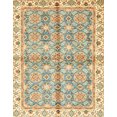 thumbnail image 1 of Ahgly Company Indoor Rectangle Abstract Dark Gold Brown Oriental Area Rugs, 6' x 9', 1 of 6