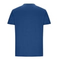 thumbnail image 3 of Lmnyox T-Shirt de Base à Manches Courtes et Col Rond pour Hommes, Chemises Classiques Mode d'Été, Couleur Unie, T-Shirt Décontracté avec Poche, 3 of 5