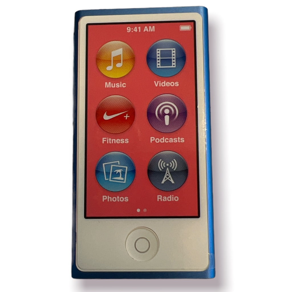 Apple iPod Nano 8th Generation 16GB Blue, MP3 Player, Excellent