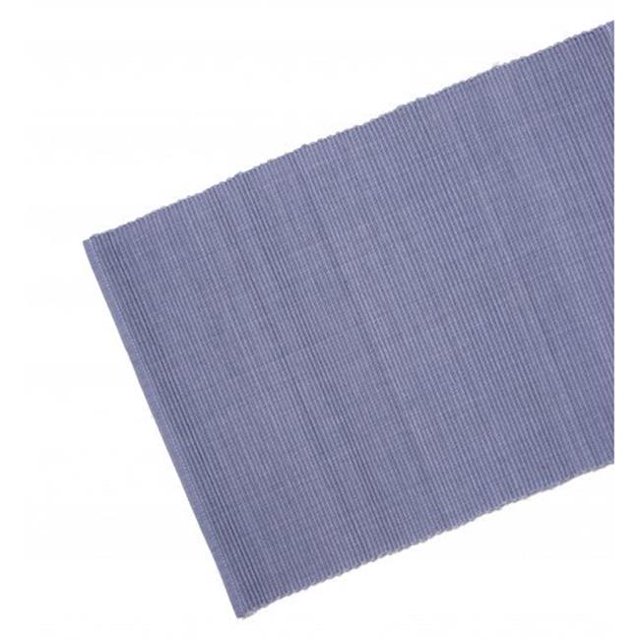 Chemin de Table Nervuré 13 x 54 Po, Gris
