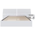 thumbnail image 2 of Nexera Oslo Ensemble de Chambre à Coucher 3 Pcs à Double Rangement, Blanc, Grand Lit, 2 of 6