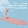 thumbnail image 1 of VONKY Jumping Rope Mat Exercise Mats Noise-reduction Waterproof Fitness Sporting Yoga Cushion Accessory Living Room Professional Gray, 1 of 5