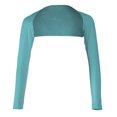 thumbnail image 2 of Ramadan Shoulder Long Sleeve Elastic Modal Arm Cover Shrug Hijab Light blue Modal shawl Blue, 2 of 9
