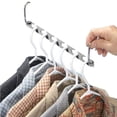 thumbnail image 1 of EGNMCR Hooks for Hanging Stacking Wardrobe Hanger Multifunctional Folding Metal Drying Rack To Save And Organize Closet Space Coat hanger, 1 of 3