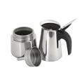 thumbnail image 3 of Percolator Cup Craftsmanship Breakfast Accessories 600ML Moka Pots Coffee Supplies Handle Design Metal Pot Filtering Kettle 2 Kettles/100ML, 3 of 8