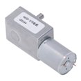 thumbnail image 3 of DC Worm Gear Motor Self Locking Brass Coil Aluminum Alloy Shell Speed Reduction Geared Motor DC24V 375RPM, 3 of 14