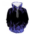 thumbnail image 1 of Rbaofujie Chandails à Capuche et Chandails Mode pour Hommes Automne et Hiver Chandail à Capuche pour Hommes et Femmes Imprimé Chandail Blouse Chandails de Pêche pour Hommes, 1 of 3